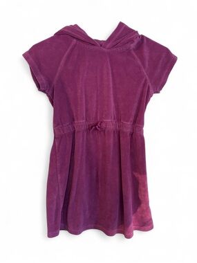 Hanna Andersson Girl Terry Swim Cover Up Hooded Dress Size 130/8